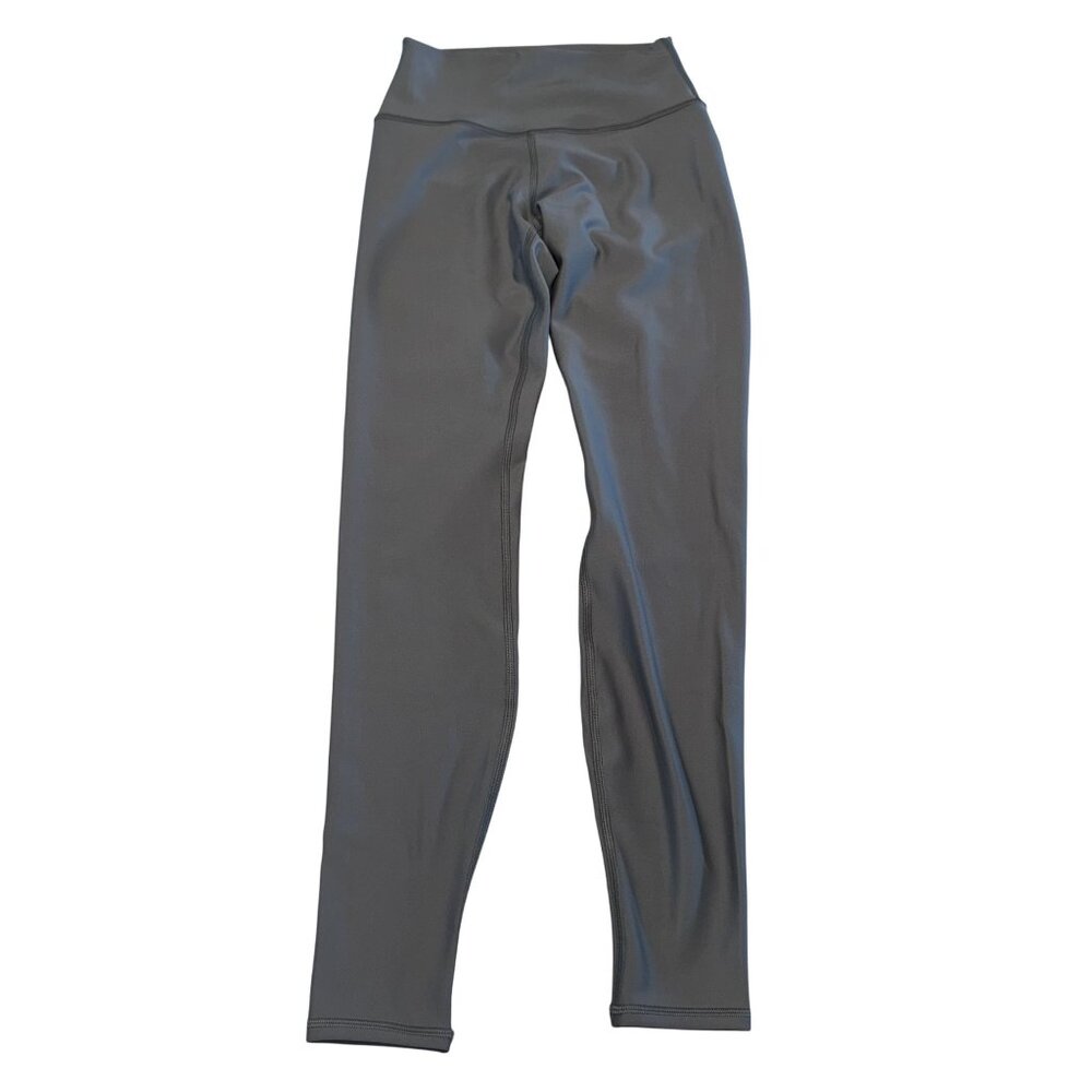 ALO Yoga Airlift Winter Warm High-Waist Steel Grey Legging Women's Small S